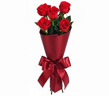 Букет 5 Красных роз Эдлесс Лав в Лоза