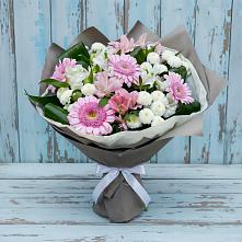 Букет цветов из:  Герберы, Альстромерии и Хризантемы #REPLACE_PRED# Лоза