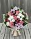 Букет цветов из: Альстромерии, Гвоздики, Розы и Хризантемы в Лоза