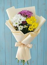 Букет цветов из:  Хризантемы #REPLACE_PRED# Лоза