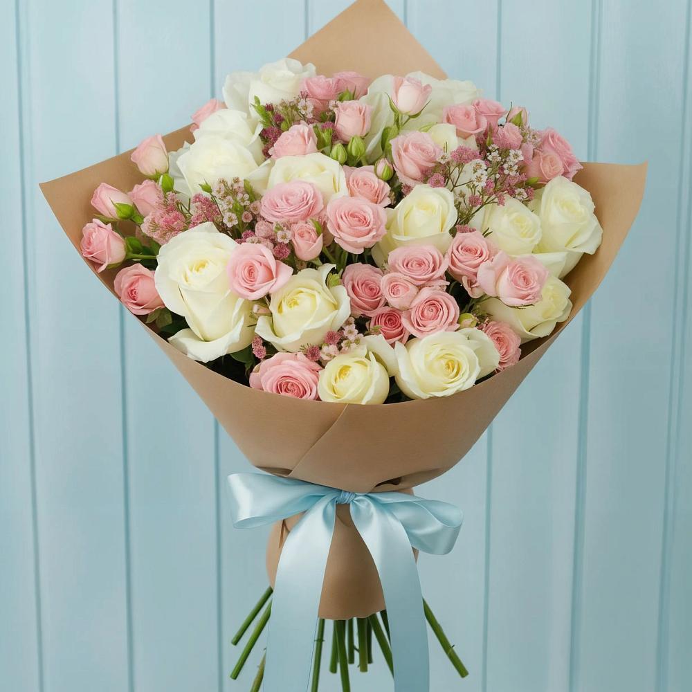 Букет цветов из: Розы в Лоза