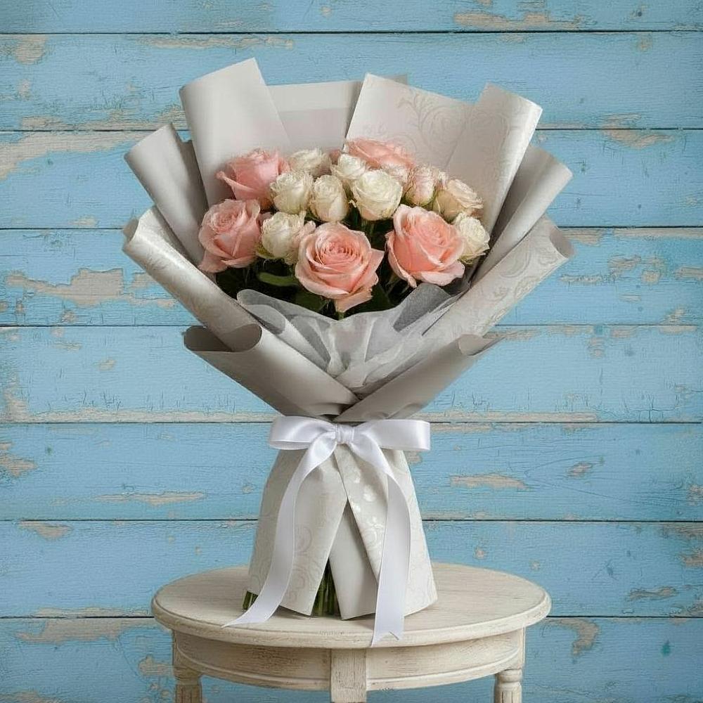 Букет цветов из: Розы в Лоза