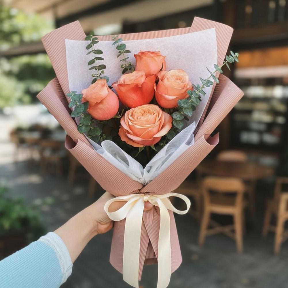 Букет цветов из: Розы в Лоза