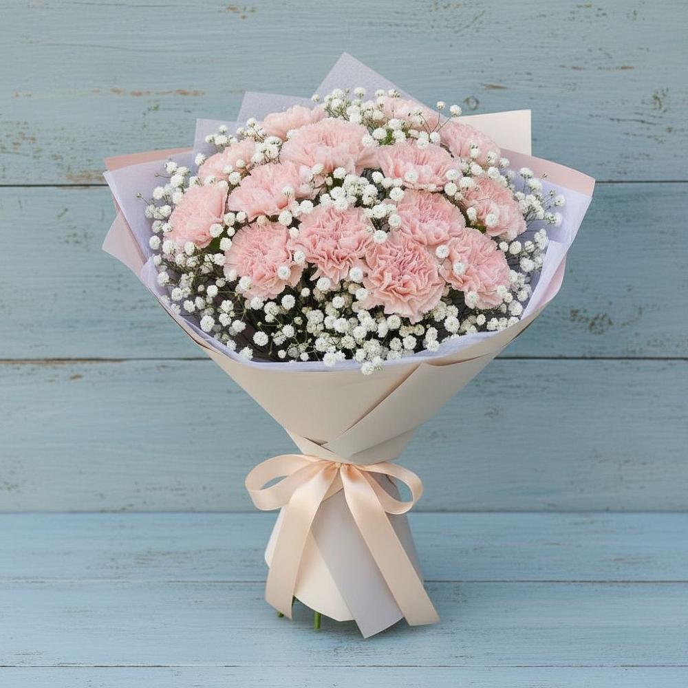 Букет цветов из: Гвоздики в Лоза