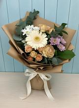 Букет цветов из:  Герберы и Хризантемы в Лоза