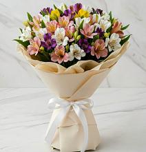 Букет цветов из:  Альстромерии #REPLACE_PRED# Лоза