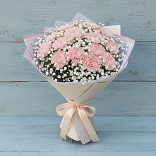 Букет цветов из:  Гвоздики в Лоза