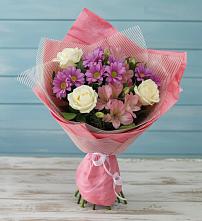 Букет цветов из:  Герберы в Лоза