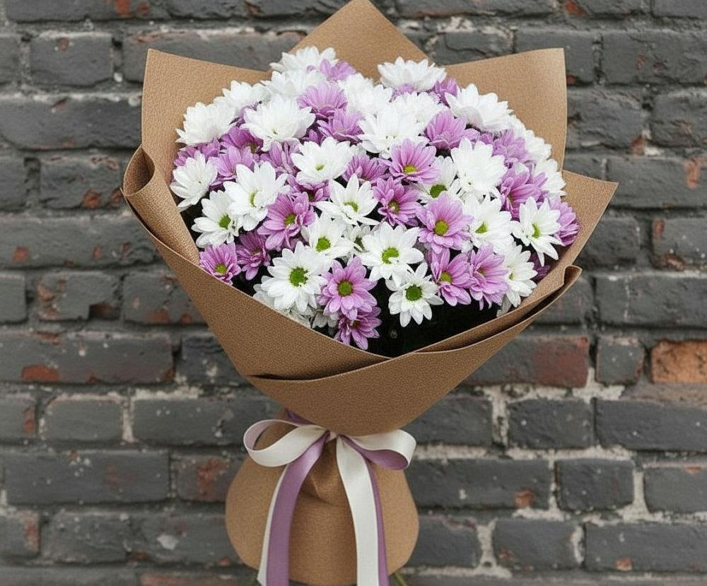 Букет цветов из: Хризантемы в Лоза