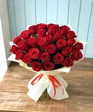 Букет 29 Красных роз в Лоза