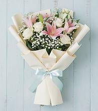 Букет цветов из:  Лилии в Лоза